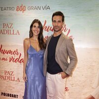 Lidia Torrent y Jaime Astrain en el estreno de la obra de teatro 'El humor de mi vida'