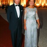 Enrique de Luxemburgo y Margarita de Luxemburgo en la boda de María Anunciata de Liechtenstein y Emanuele Musini
