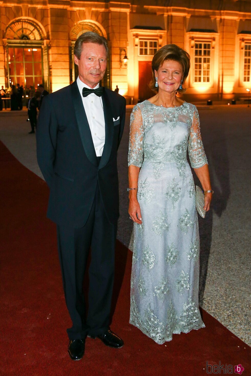 Enrique de Luxemburgo y Margarita de Luxemburgo en la boda de María Anunciata de Liechtenstein y Emanuele Musini