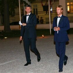 Ernesto Augusto de Hannover y Christian de Hannover en la boda de María Anunciata de Liechtenstein y Emanuele Musini