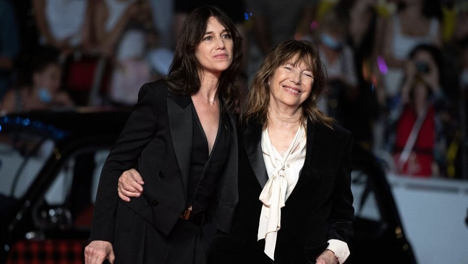 Charlotte Gainsbourg y su madre Jane Birkin en el Festival de Cannes 2017