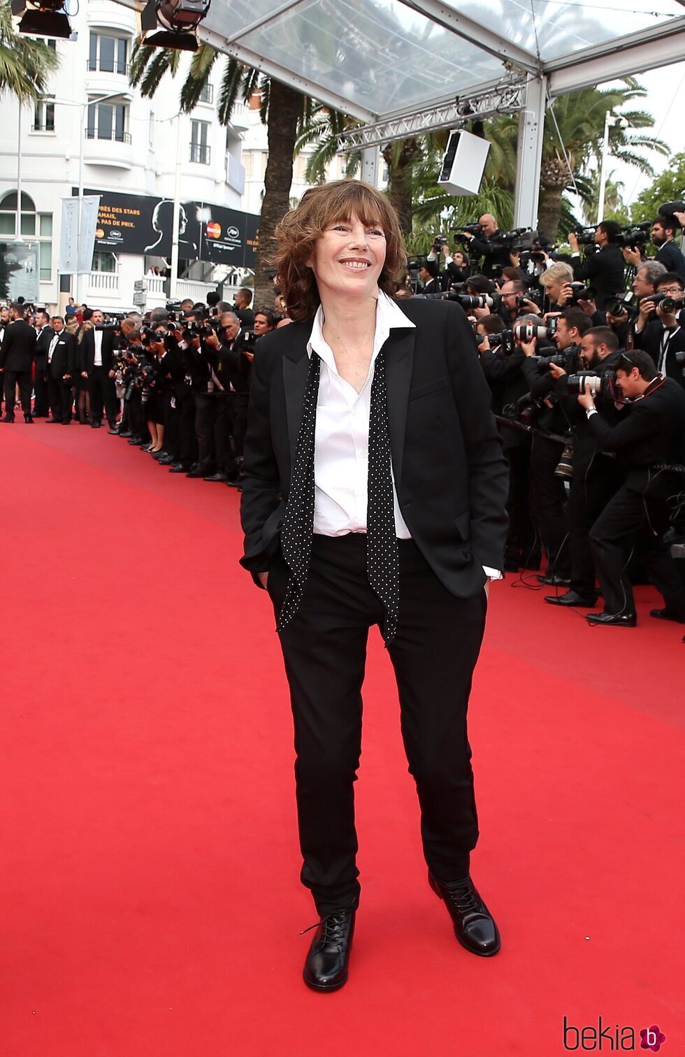 Jane Birkin en el Festival de Cannes en 2015