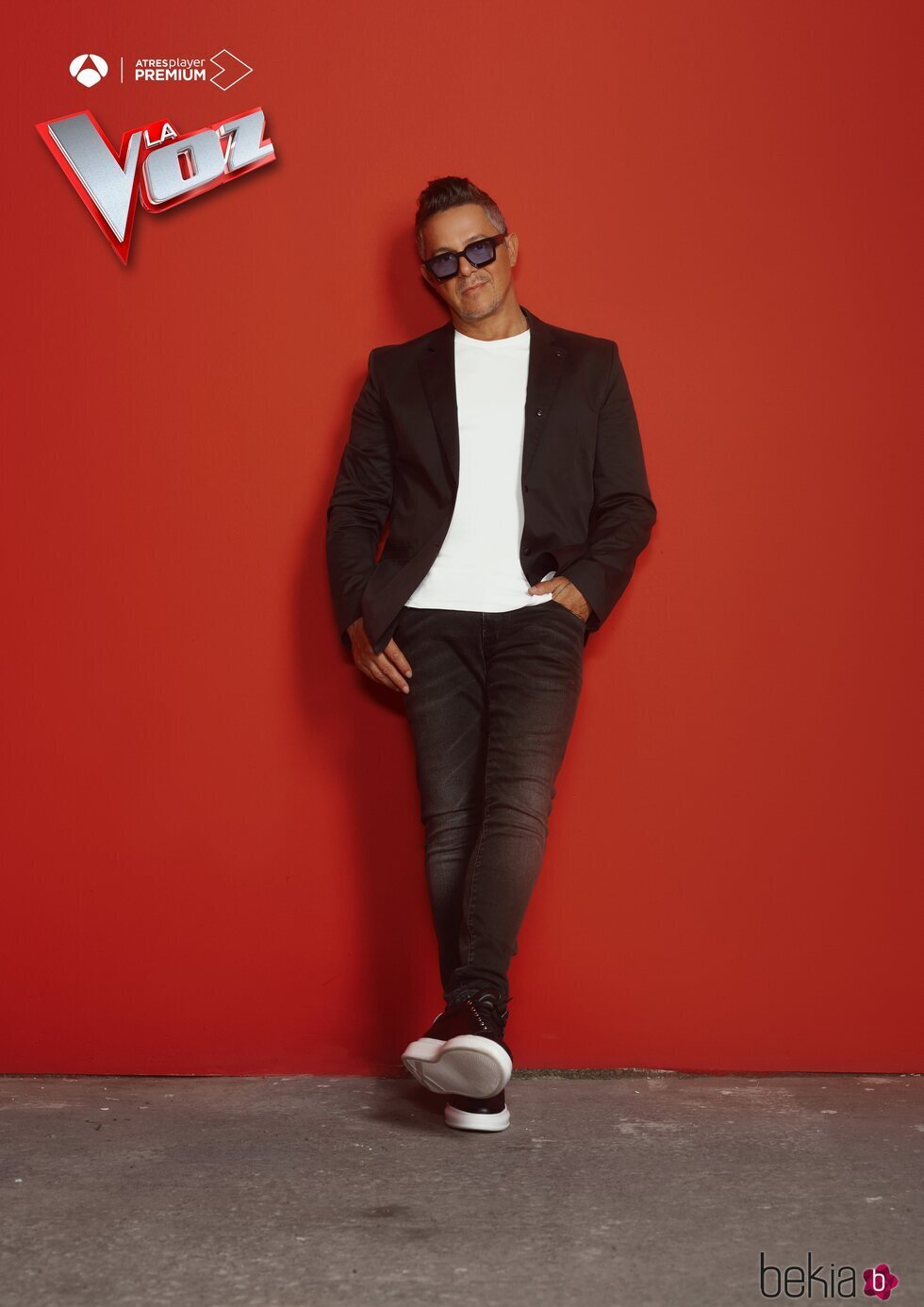 Alejandro Sanz en la foto promocional de 'La Voz'