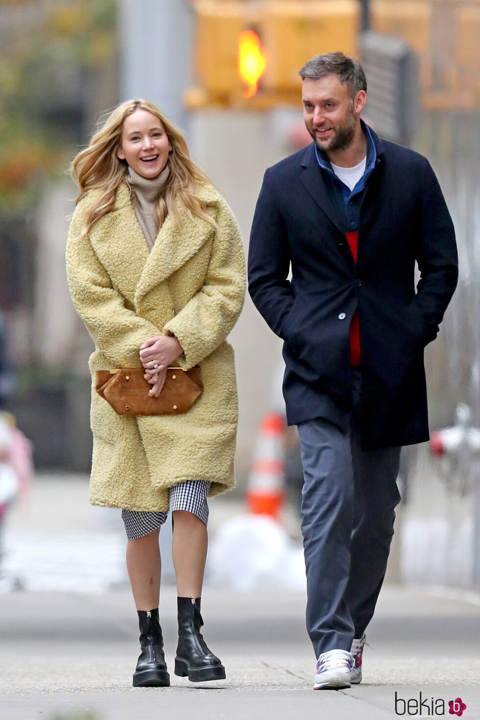 Jennifer Lawrence y Cooke Maroney dando un paseo por Nueva York