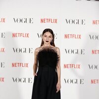María Valverde en el photocall de Vogue Fashion Night Out 2021