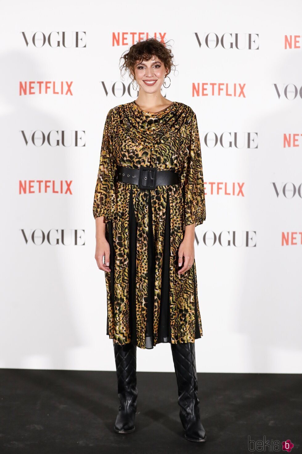 Silma López en el photocall de Vogue Fashion Night Out 2021