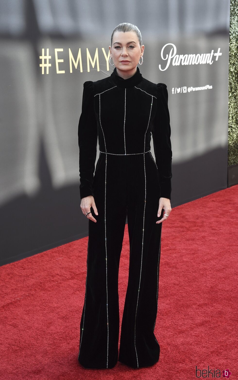 Ellen Pompeo en la alfombra roja de los Emmy 2021