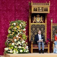 Guillermo Alejandro de Holanda da su discurso en el Prinsjesdag 2021 junto a Máxima de Holanda