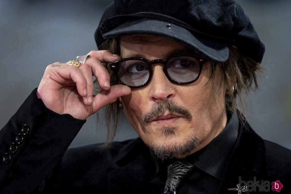 Johnny Depp en la entrega del Premio Donostia 2021 en el Festival de Cine de San Sebastián 2021