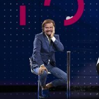 Bigote Arrocet y Jorge Javier Vázquez durante la gala 3 de 'Secret Story'
