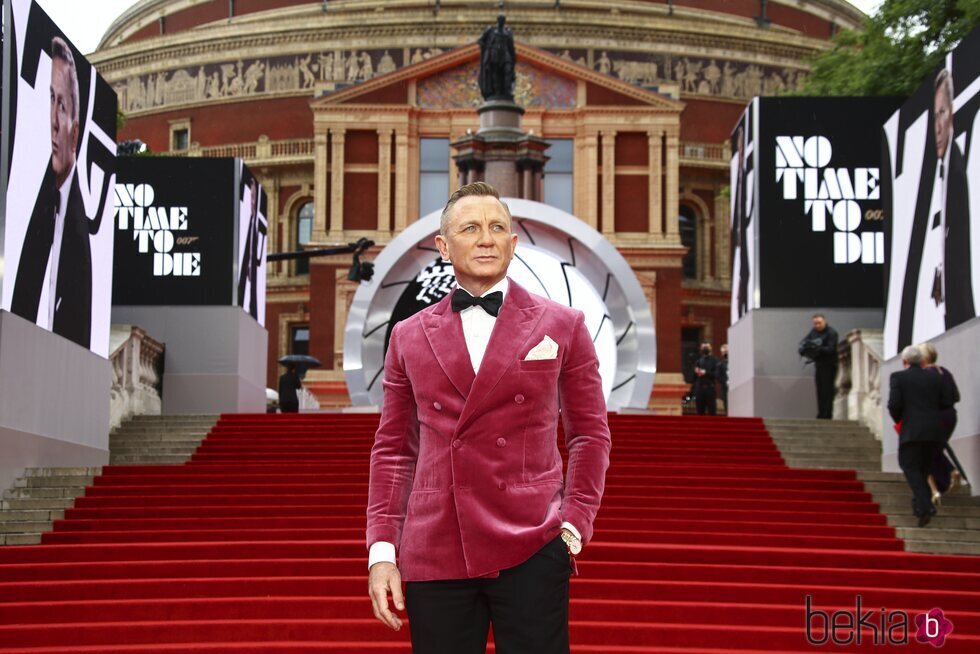 Daniel Craig en la premiere de 'Sin tiempo para morir' en Londres