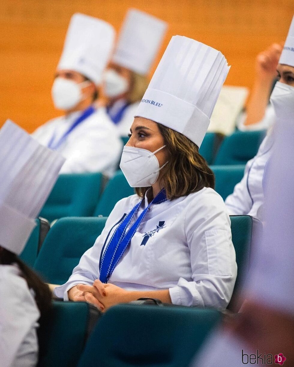 Tamara Falcó en su graduación como chef