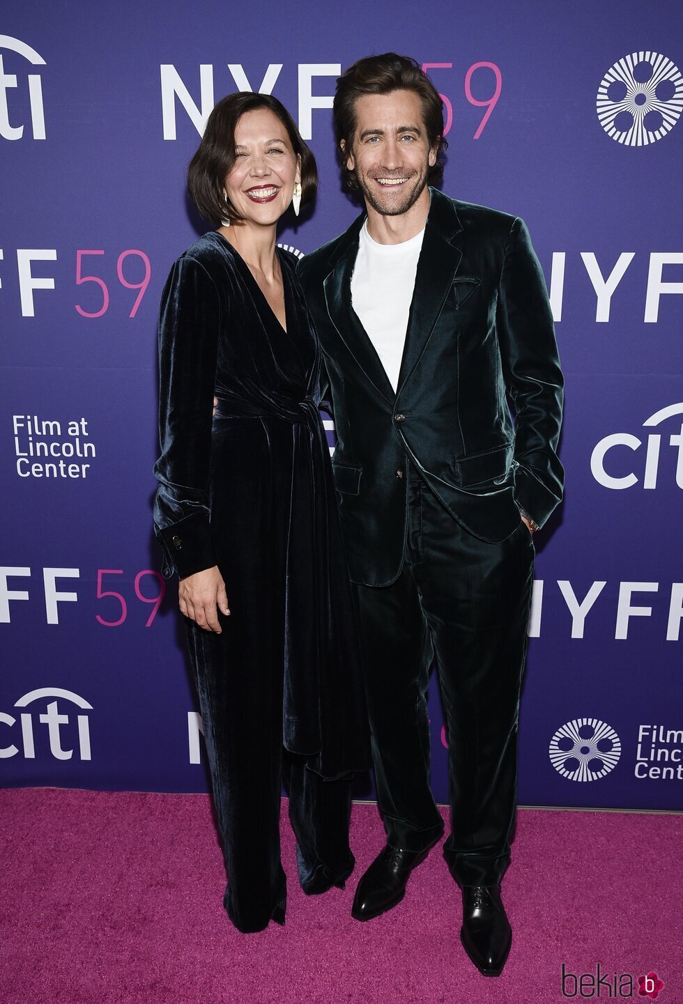 Maggie Gyllenhaal y Jake Gyllenhaal en el Festival de Cine de Nueva York 2021