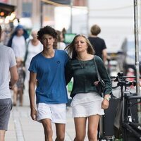 Nicolás de Dinamarca y Benedikte Thoustrup paseando por Copenhague