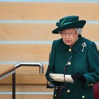 La Reina Isabel da su discurso en la sesión inaugural del Parlamento en Escocia