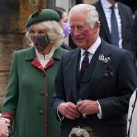 El Príncipe Carlos y Camilla Parker en la sesión inaugural del Parlamento de Escocia