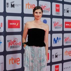 Loreto Mauleón en la alfombra roja de los Premios Platino 2021