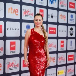 Natalia Verbeke en la alfombra roja de los Premios Platino 2021