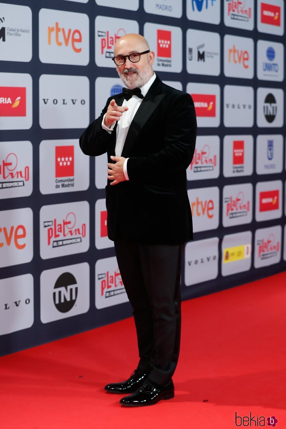 Javier Cámara en la alfombra roja de los Premios Platino 2021