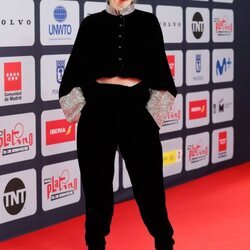 Najwa Nimri en la alfombra roja de los Premios Platino 2021