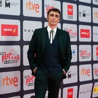 Canco Rodríguez en la alfombra roja de los Premios Platino 2021