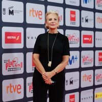 Elena Irureta en la alfombra roja de los Premios Platino 2021
