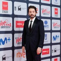 Diego Luna en la alfombra roja de los Premios Platino 2021