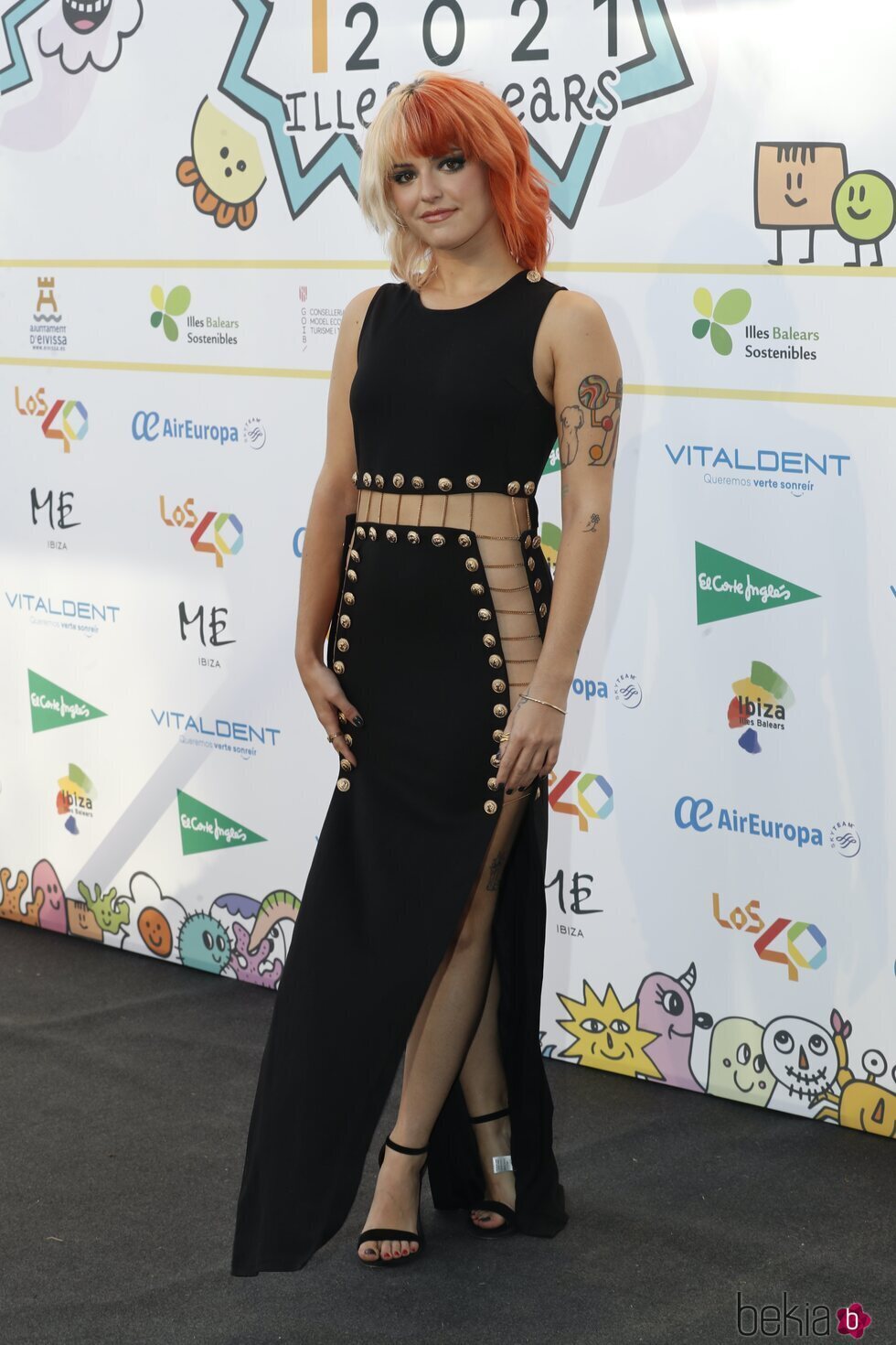 Alba Reche en la cena de nominados de Los 40 Music Awards 2021