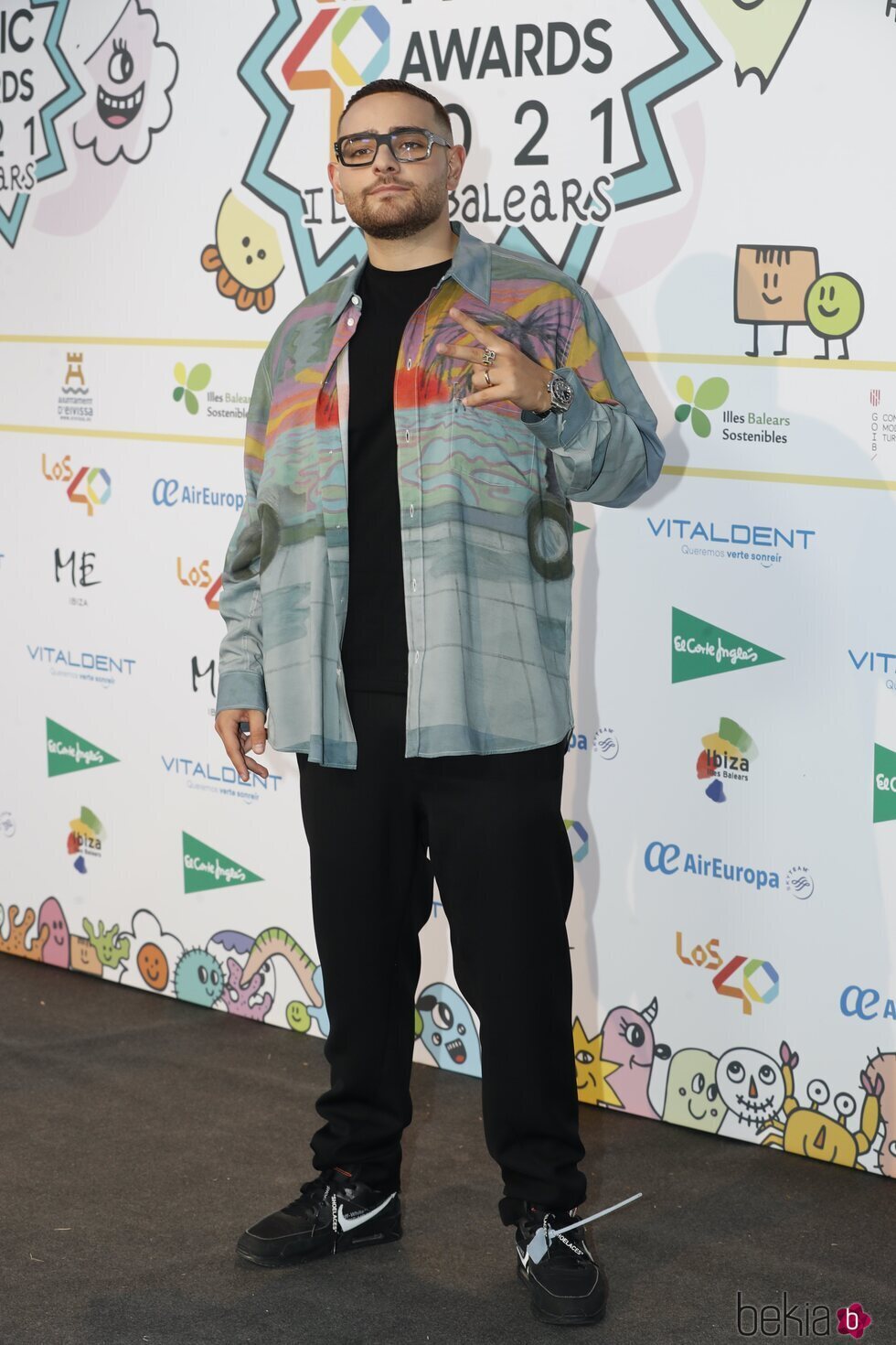 Rocco Hunt en la cena de nominados de Los 40 Music Awards 2021