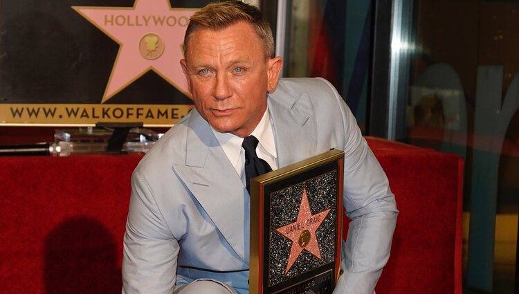 Daniel Craig en la ceremonia de entrega de su estrella en el Paseo de la Fama