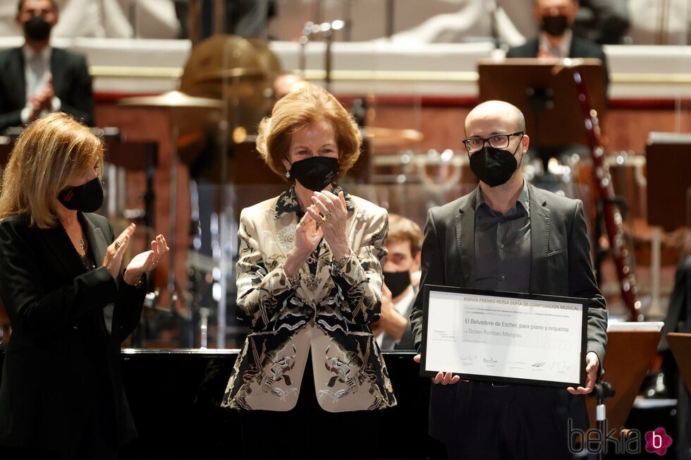 La Reina Sofía preside el concierto de la obra ganadora de la 38ª edición Premio Reina Sofía de Composición musical