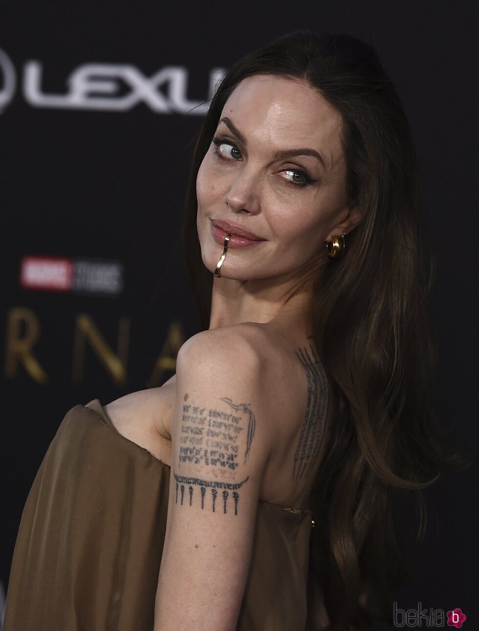 Angelina Jolie en la premiere de la película 'Eternals' en Los Angeles