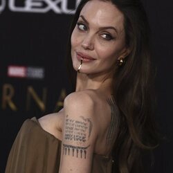 Angelina Jolie en la premiere de la película 'Eternals' en Los Angeles