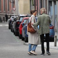 Ernesto de Hannover y Claudia Stilianopoulos durante un paseo romántico en Madrid