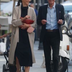 Ernesto de Hannover y Claudia Stilianopoulos, muy sonrientes en Madrid