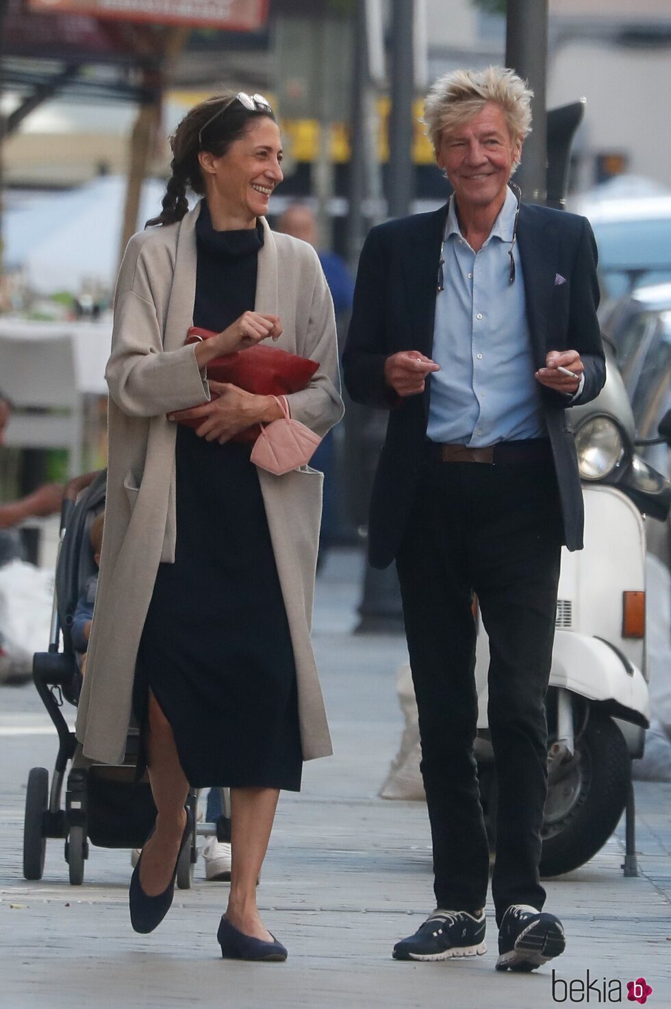 Ernesto de Hannover y Claudia Stilianopoulos, muy sonrientes en Madrid