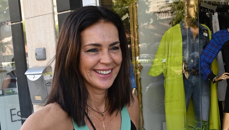 Olga Moreno sonriente tras publicarse su separación de Antonio David Flores