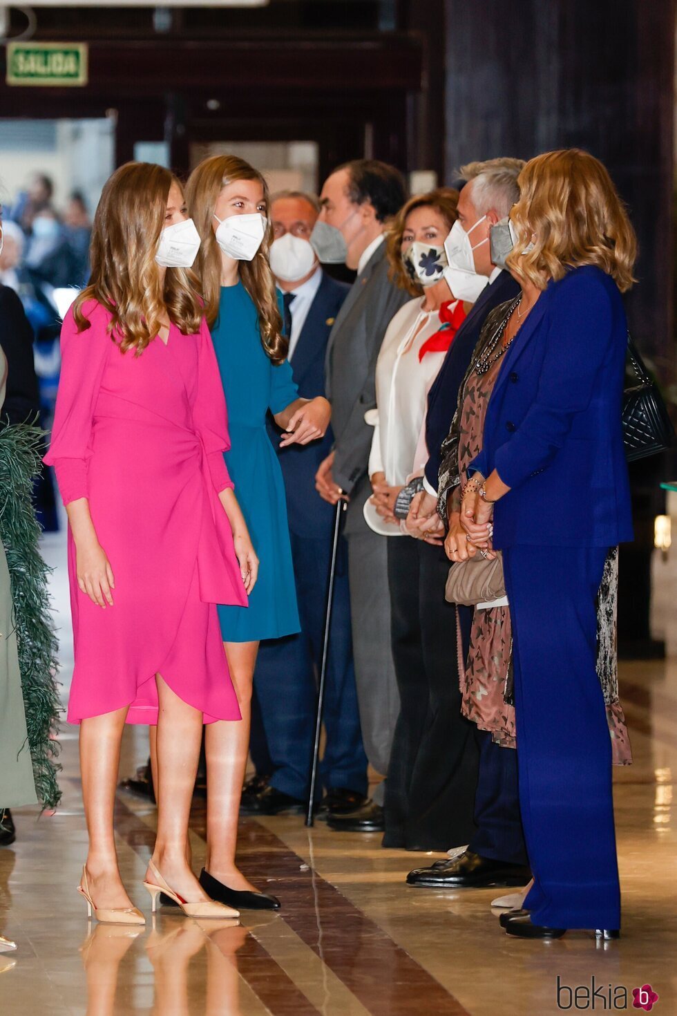 La Princesa Leonor y la Infanta Sofía en el Concierto Premios Princesa de Asturias 2021