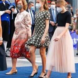 La Reina Sofía, la Princesa Leonor y la Infanta Sofía en los Premios Princesa de Asturias 2021