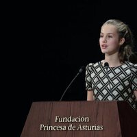 La Princesa Leonor en su discurso en la entrega de los Premios Princesa de Asturias 2021