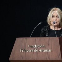 Gloria Steinem durante su discurso en los Premios Princesa de Asturias 2021