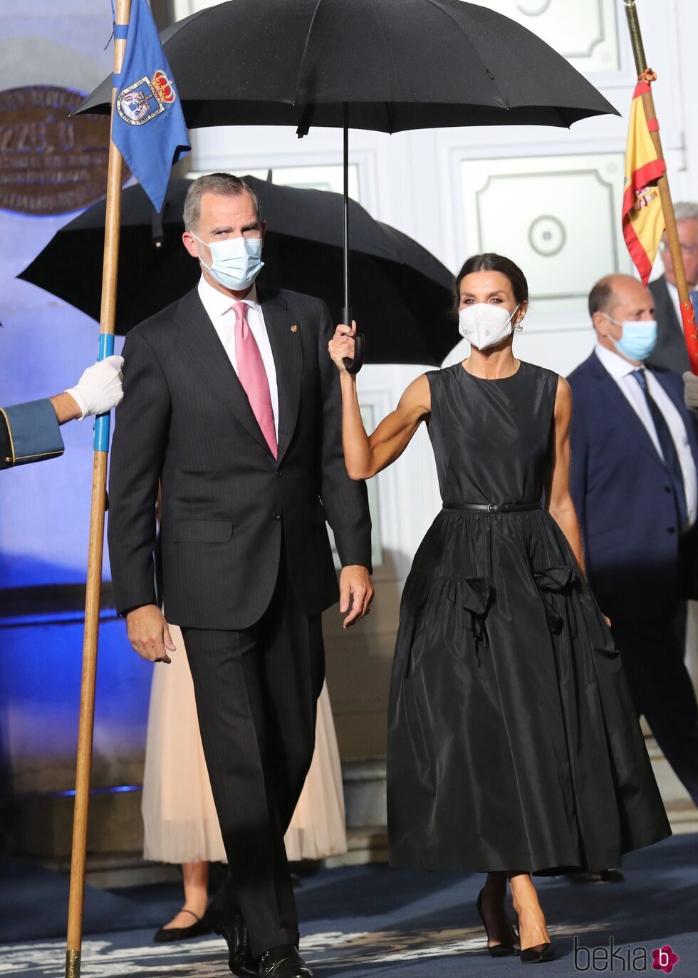 Los Reyes Felipe y Letizia tras la gala de los Premios Princesa de Asturias 2021