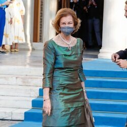 La Reina Sofía en la boda de Felipe de Grecia y Nina Flohr