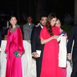 Christian de Hannover y Sassa de Osma, Andrea Casiraghi y Tatiana Santo Domingo en la boda de Felipe de Grecia y Nina Flohr