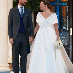 Felipe de Grecia y Nina Flohr, muy enamorados en su boda