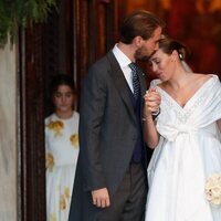 Felipe de Grecia y Nina Flohr, muy románticos en su boda