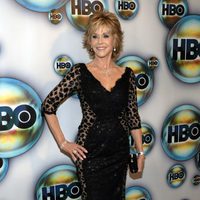 Jane Fonda en la fiesta HBO tras los Globos de Oro 2012