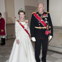 Los Reyes de Noruega en la celebración de los 40 años en el trono de Margarita de Dinamarca
