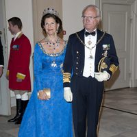 Los Reyes de Suecia en la celebración de los 40 años en el trono de Margarita de Dinamarca