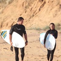 Elsa Pataky y Chris Hemsworth en las playas de Melbourne